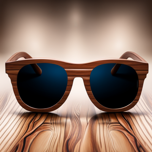 gafas de madera