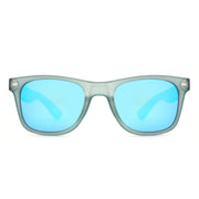 Vickmars BOARD azul gafas madera y acetato frontal