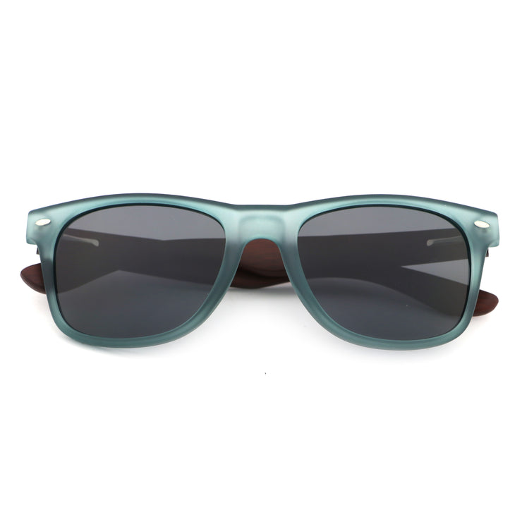 Vickmars BOARD negro gafas madera y acetato cerradas
