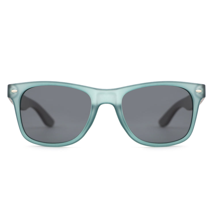 Vickmars BOARD negro gafas madera y acetato frontal