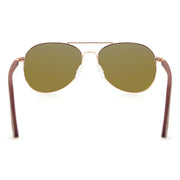 Vickmars CASUAL AZUL gafas de sol de madera trasera