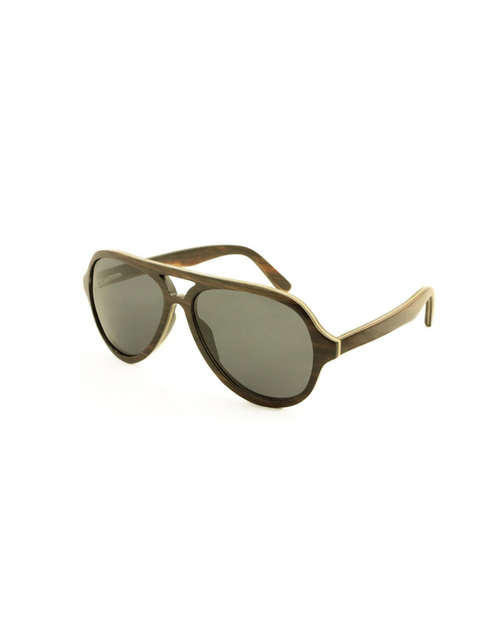 CRUISER – Gafas de sol de madera estilo aviador polarizadas