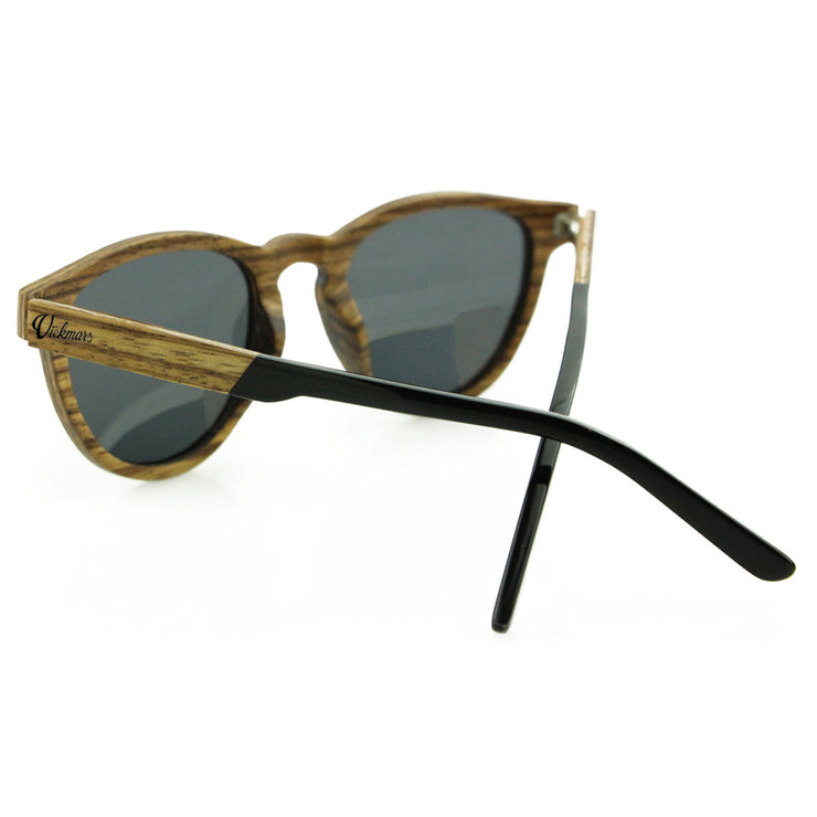 Vickmars DESERT gafas madera trasera