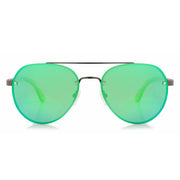 Vickmars FLIGHT VERDES gafas de sol de madera frontal