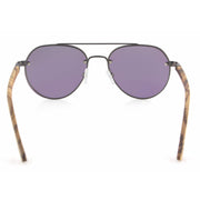 Vickmars FLIGHT VERDES gafas de sol de madera trasera