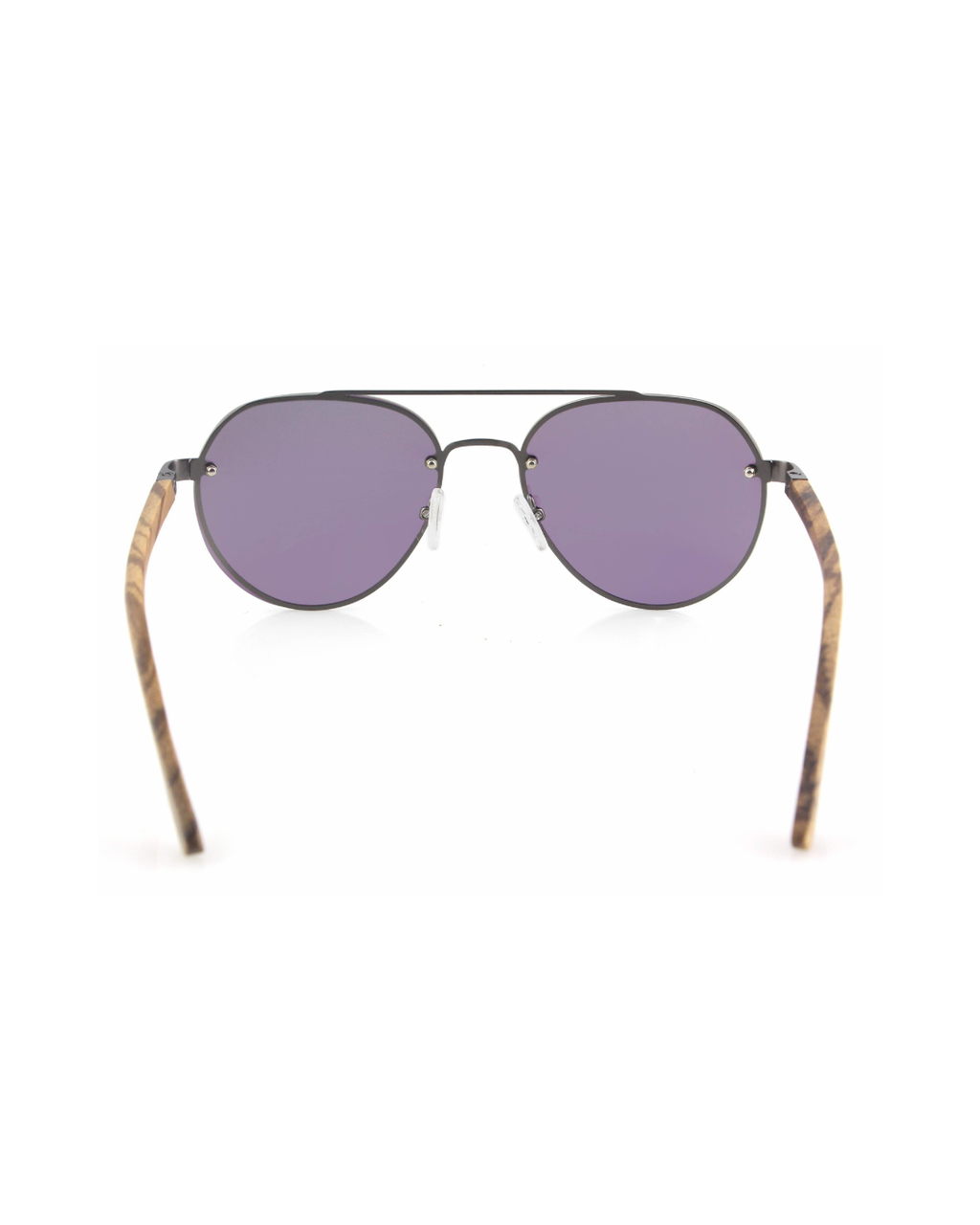 FLIGHT – Gafas de madera aviador rimless polarizadas