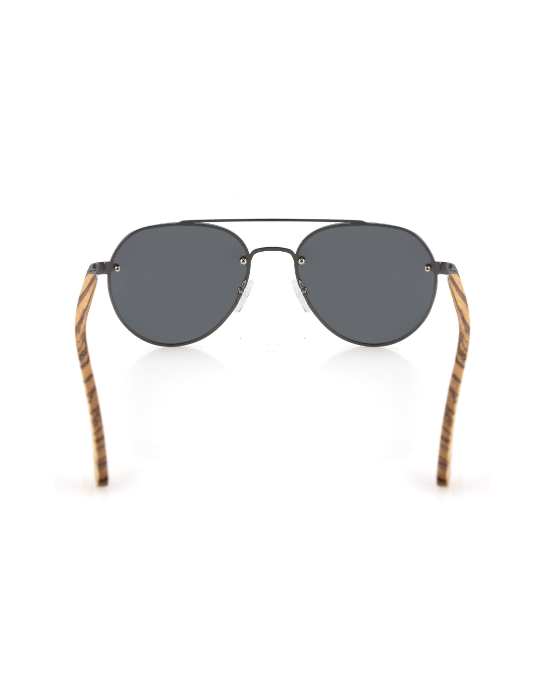 FLIGHT – Gafas de madera aviador rimless polarizadas