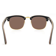 Vickmars HIDE ICE gafas de sol de madera clubmaster trasera