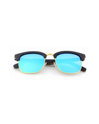 HIDE ICE Gafas de sol de madera | Clubmaster polarizadas