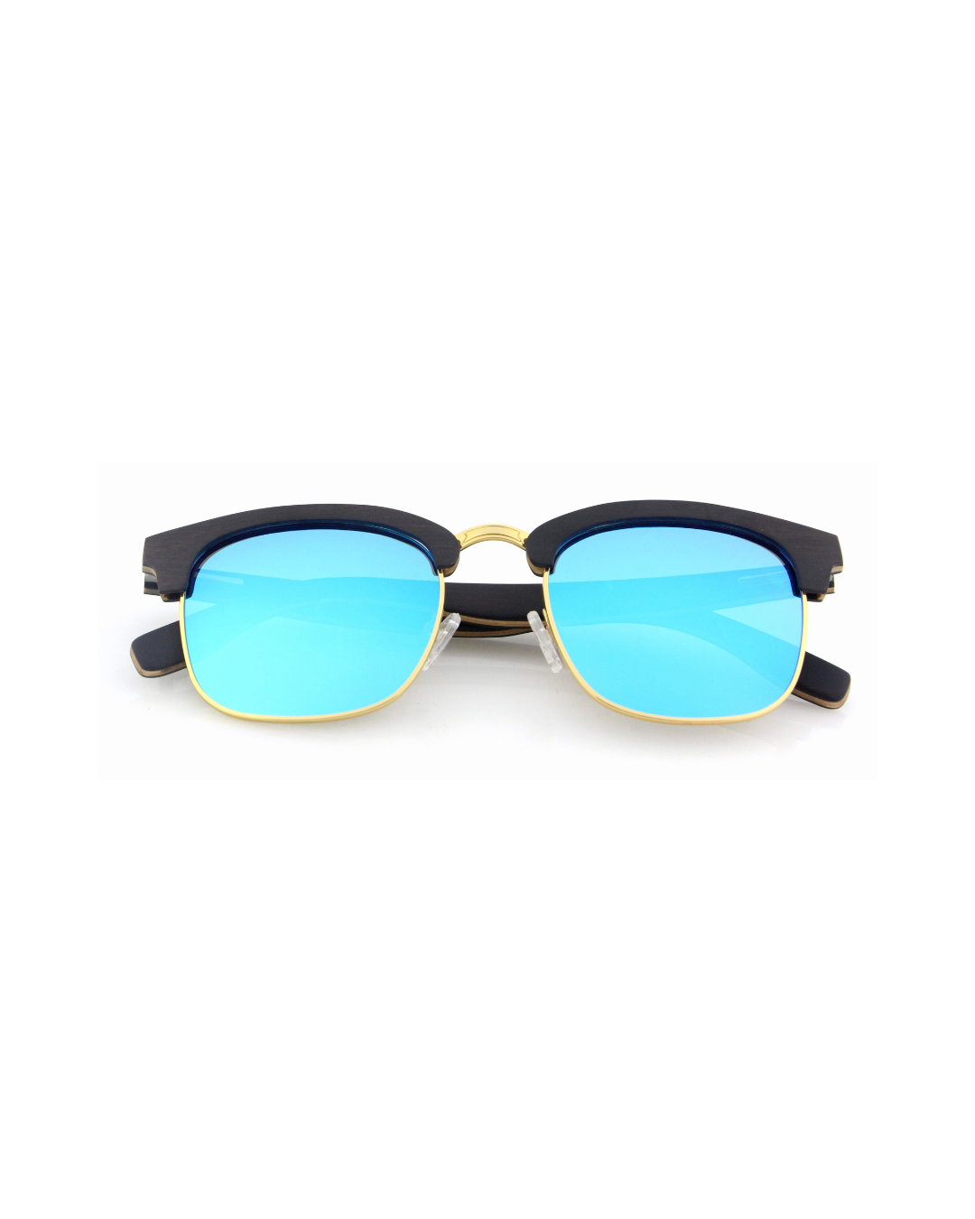 HIDE ICE Gafas de sol de madera | Clubmaster polarizadas