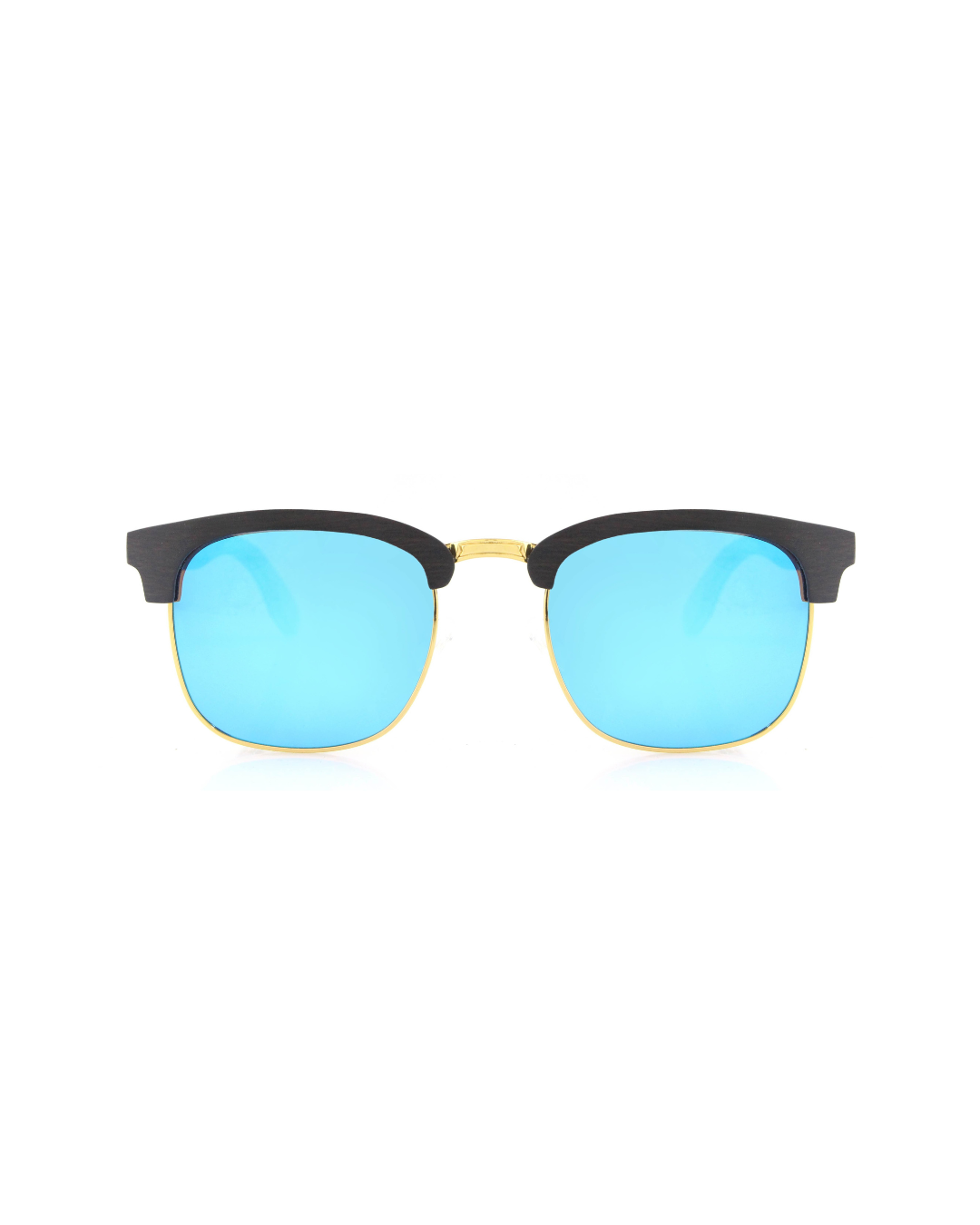 HIDE ICE Gafas de sol de madera | Clubmaster polarizadas