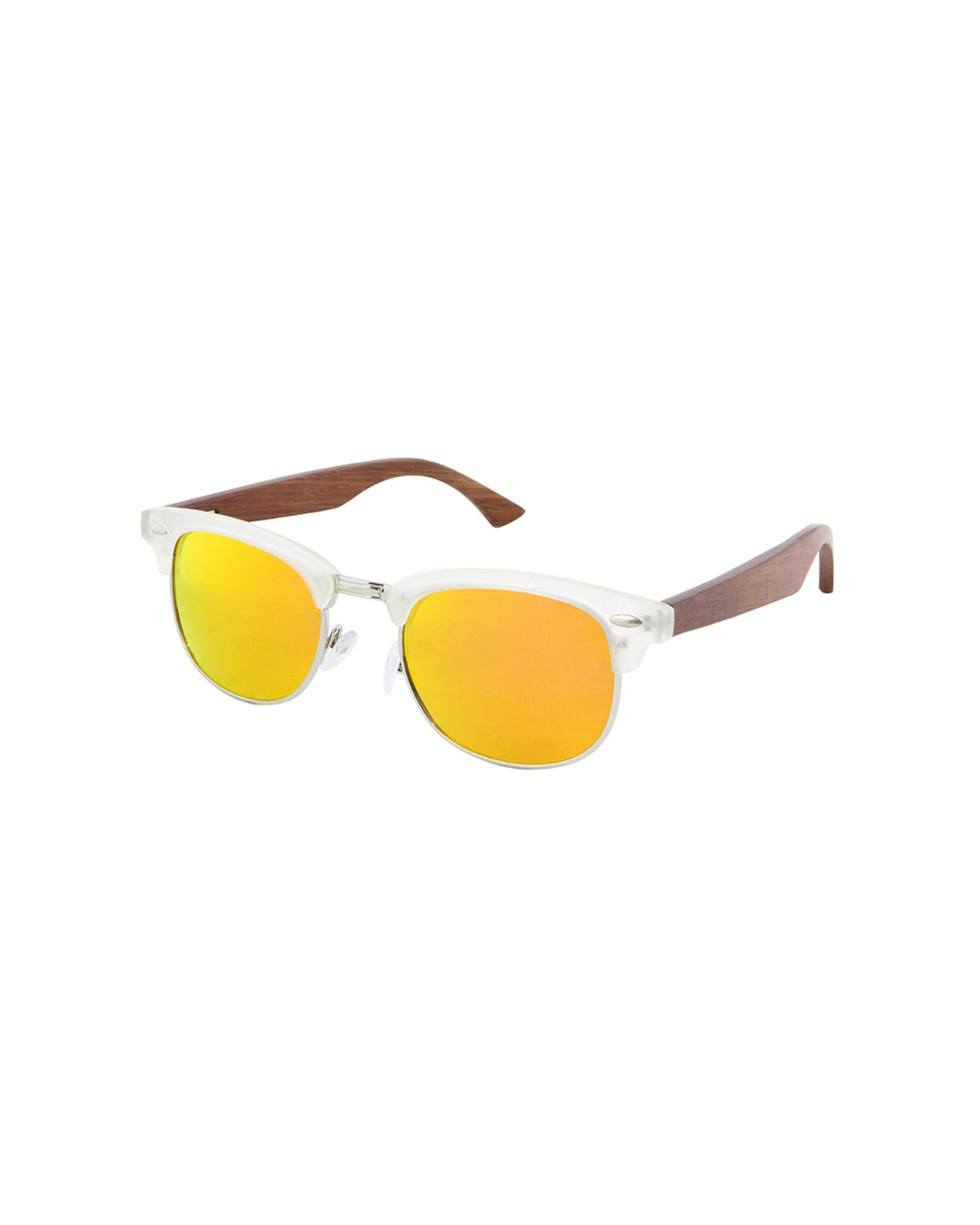 LEADER Gafas de sol de madera Clubmaster | Polarizadas