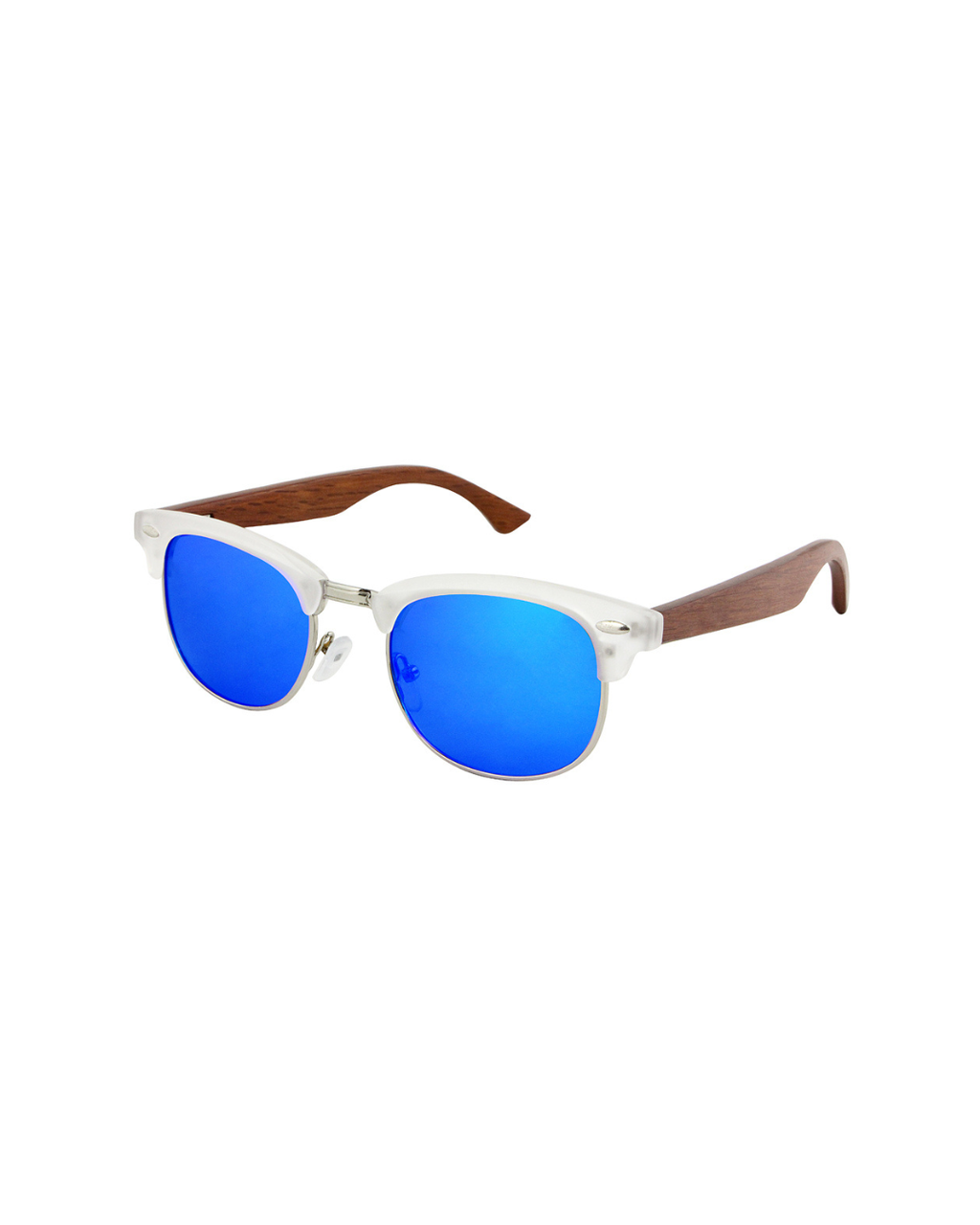 LEADER Gafas de sol de madera Clubmaster | Polarizadas
