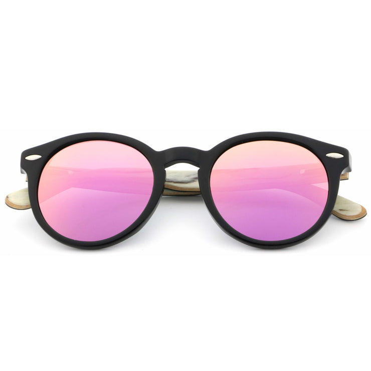 Vickmars SKIN ROSE gafas de sol de madera cerradas