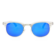 Vickmars LEADER AZUL gafas de sol de madera frontal