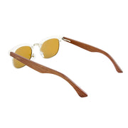 Vickmars LEADER AZUL gafas de sol de madera trasera