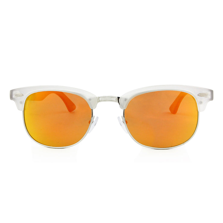 Vickmars LEADER NARANJA gafas de sol de madera frontal