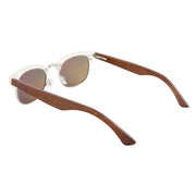 Vickmars LEADER NARANJA gafas de sol de madera trasera