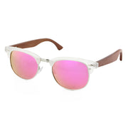 Vickmars LEADER ROSA gafas de sol de madera lateral