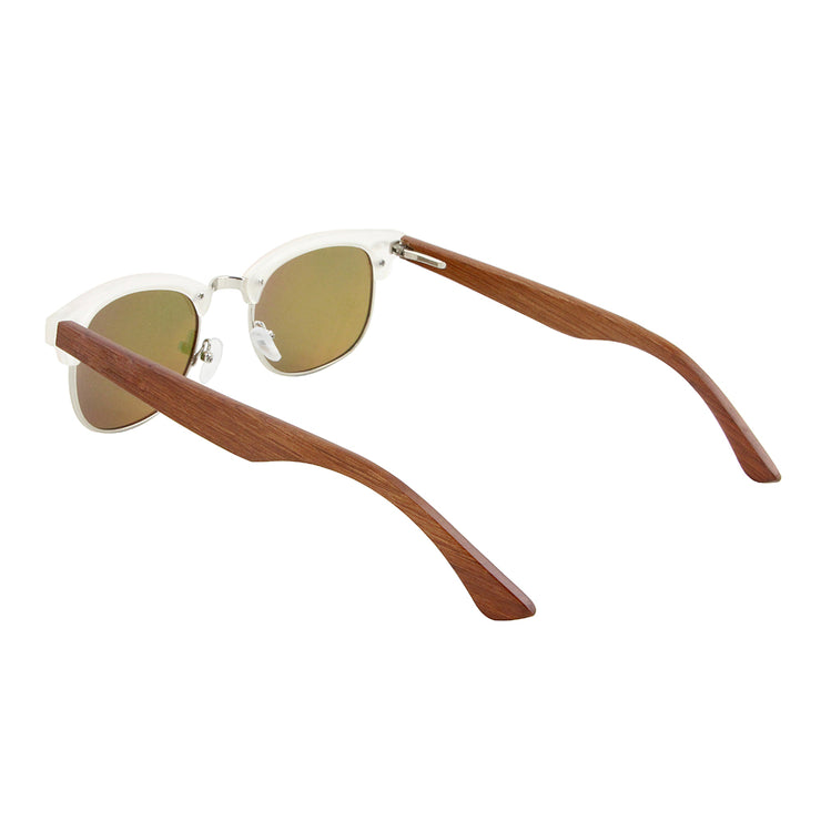 Vickmars LEADER ROSA gafas de sol de madera trasera
