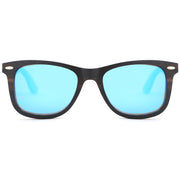 Vickmars O2 azules gafas de sol de madera frontal