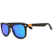 Vickmars O2 azules gafas de sol de madera lateral