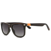 Vickmars O2 negras gafas de sol de madera lateral