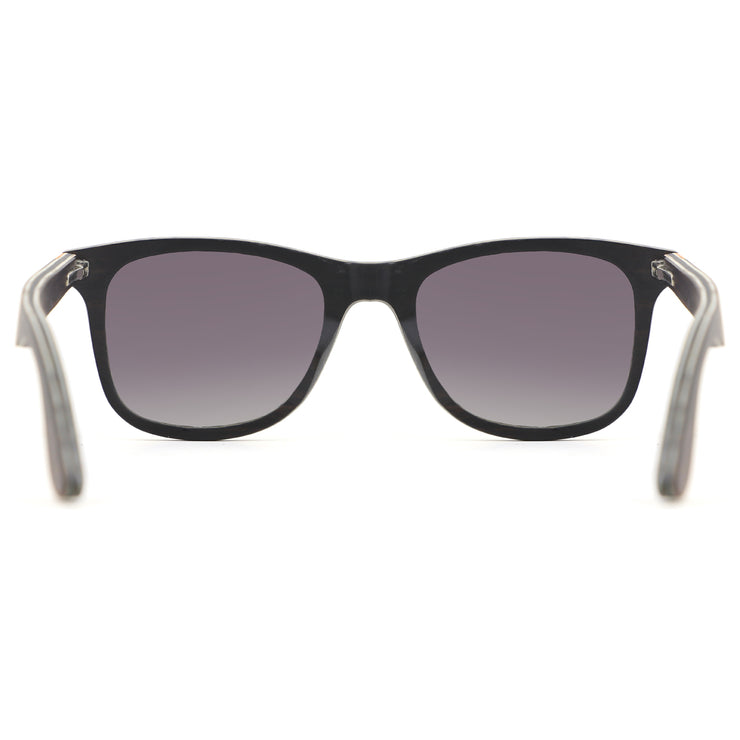 Vickmars O2 negras gafas de sol de madera trasera