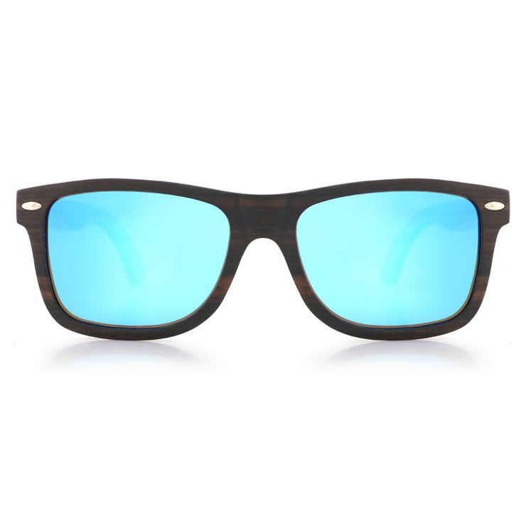 Vickmars PURE AZUL gafas madera frontal