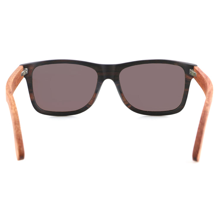 Vickmars PURE AZUL gafas madera  trasera