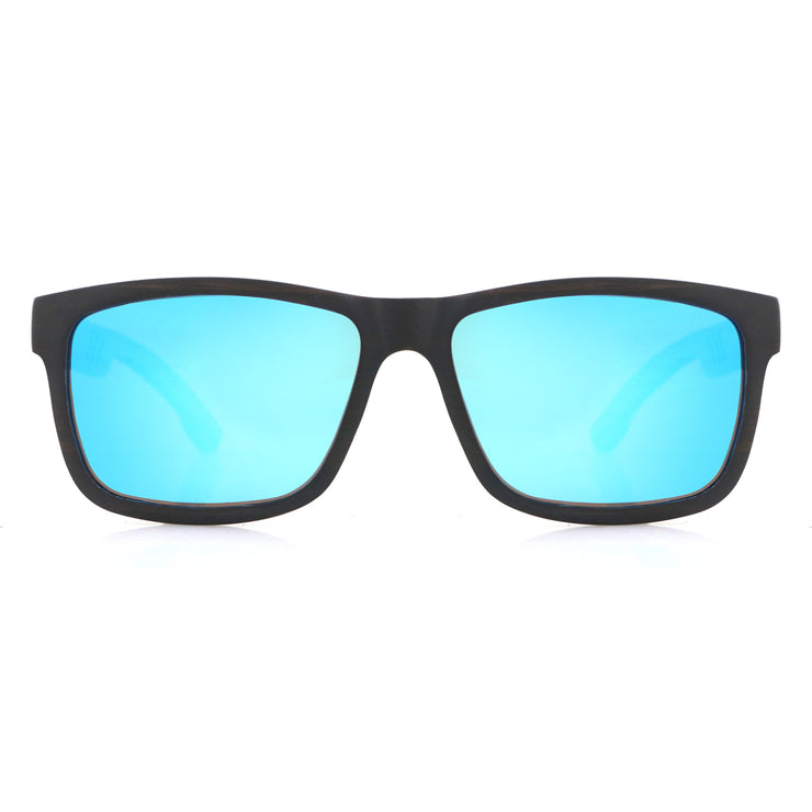 Vickmars SHARK AZUL gafas madera frontal