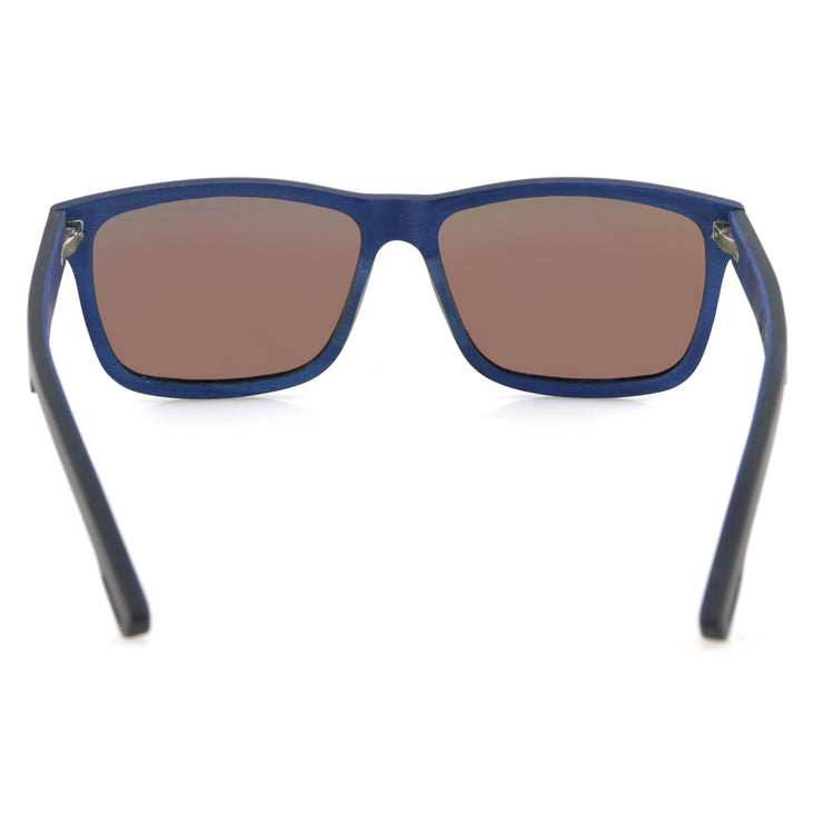 Vickmars SHARK AZUL gafas madera trasera